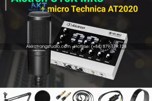 Combo Alctron U16K MK3 + Mic Audio Technica AT2020