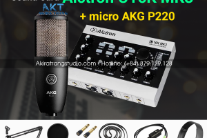 Combo Alctron U16K MK3 + Micro thu âm AKG P220