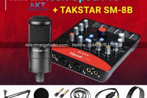 Combo Taktar SM-8B + Sound Card Icon Upoud Pro