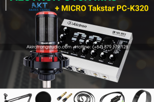 Combo Sound Card Alctron U16K MK3 + Mic Takstar PC-K320