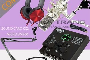 Combo Micro BM900 + Sound Card KX2