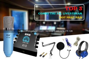 Top 3 bộ combo thu âm hát livestream hot nhất hiện nay