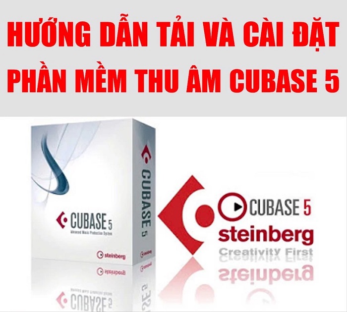 Hướng dẫn tải và cài đặt phần mềm thu âm Cubase 5 Full Crack