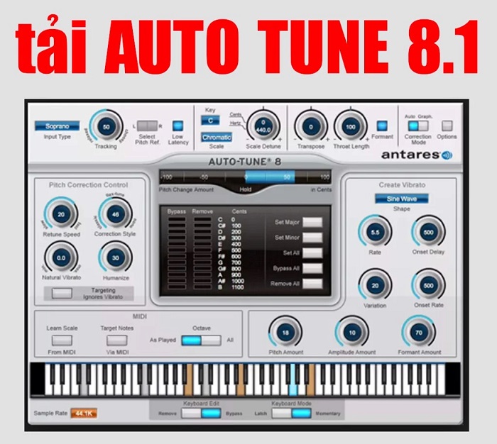 Hướng dẫn tải và cài đặt Auto Tune 8.1 full Crack