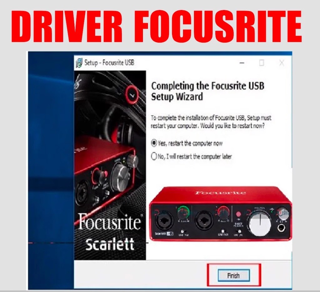 Hướng dẫn tải và cài đặt Driver cho sound card Focusrite