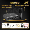 Combo-Sound-Card-UMC-202-HD-Micro-AKG-P120