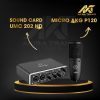 Combo-Sound-Card-UMC-202-HD-Micro-AKG-P120-2