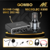 Combo Sound Card UMC 202 HD + Micro TAKSTAR PC K850