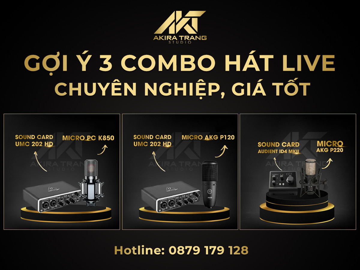 Gợi ý 3 combo hát live chuyên nghiệp, giá tốt