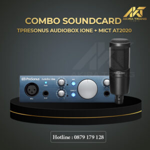 COMBO SOUNDCARD TPRESONUS AUDIOBOX IONE+ MICT AT2020