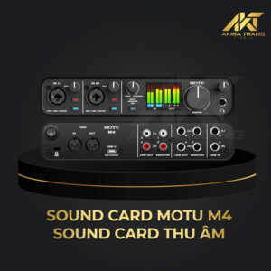 Sound Card Thu Âm Motu M4