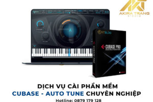 Dịch vụ cài phần mềm Cubase – Auto Tune chuyên nghiệp