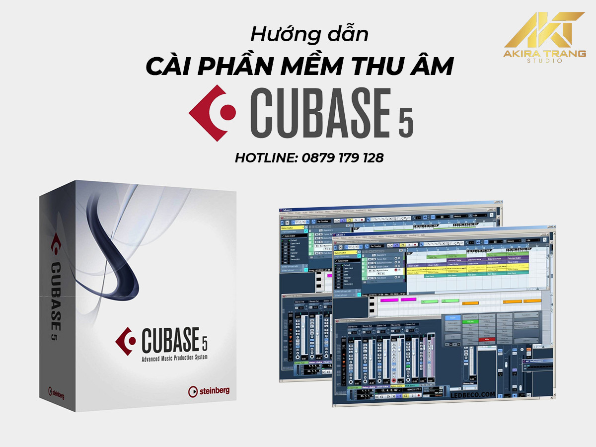 Hướng dẫn cài phần mềm thu âm Cubase 5