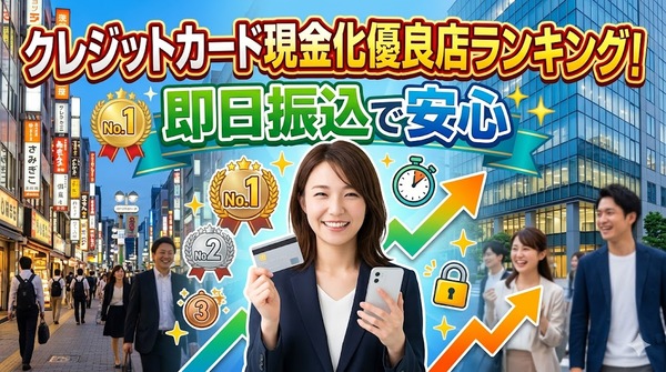 クレジットカード現金化優良店ランキング！急いでいるときも即日振込